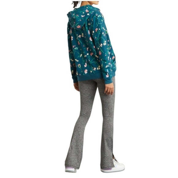 Hill House The Allie Zip Up Sweatshirt Hoodie Jacket in Moody Floral NWT - Picture 3 of 12